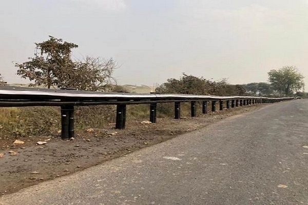 World's first bamboo-made crash barrier installed on…