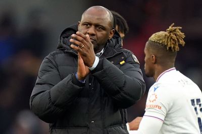 Patrick Vieira confident Crystal Palace fans understand process team is going through