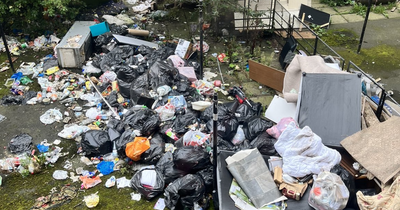 Glasgow neighbours in 'madness' fly tipping dispute with council
