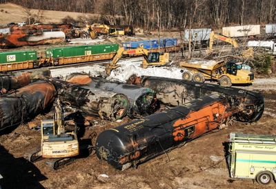 ‘No one is coming to save us’: residents of towns near toxic train derailment feel forgotten