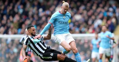 Jamaal Lascelles gives verdict on battle with Erling Haaland during Man City vs Newcastle