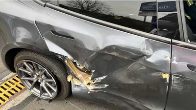Tesla Destroyed By Crash With Box Truck, Repair Bill Is Shocking