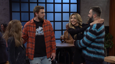 Jason Kelce made a hilarious cameo during Travis Kelce’s Saturday Night Live episode