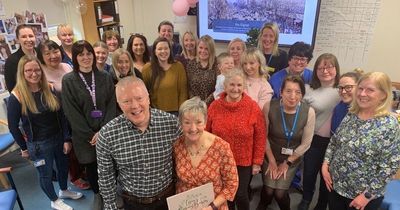 Sunderland midwife retires after thirty years - and receives touching gift showing 28 babies she brought into the world