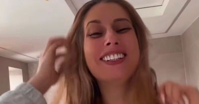 Stacey Solomon reveals she's washed her 'greasy' hair for first time in THREE weeks