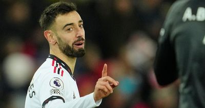 Andy Robertson and Jurgen Klopp's touchline actions lead to Antony and Bruno Fernandes fume