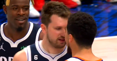 NBA superstars Luka Doncic and Devin Booker in heated altercation as rivalry continues