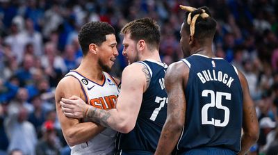 Luka Doncic, Devin Booker Discuss Heated Exchange in Suns-Mavericks