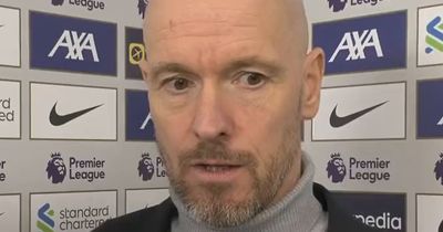 Erik ten Hag slams 'unprofessional' Man United side in angry rant after Liverpool defeat