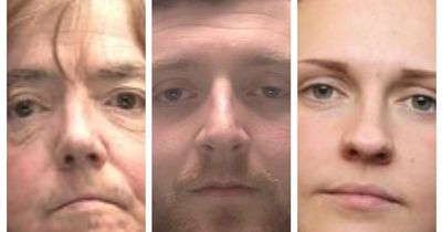 These are the faces of nine criminals who were jailed this week