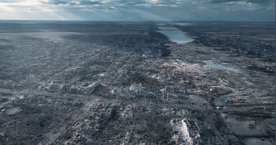 Apocalyptic photos show 10,000-person town wiped off face of earth in Ukraine