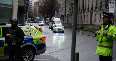 Armed police convoy escorts Thomas Cashman to court ahead of murder trial