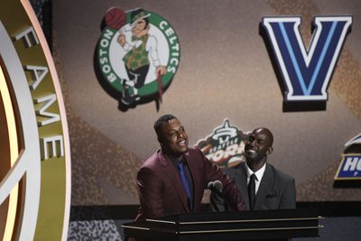 The best moments from Boston Celtics legends Paul Pierce and Kevin Garnett’s trip to the Hall of Fame