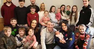 Parents of UK's biggest family confirm decision that nearly ended their marriage