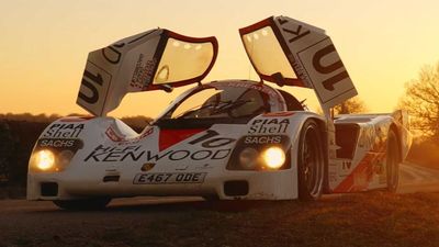 See Porsche 962C Race Car Driven On Public Roads