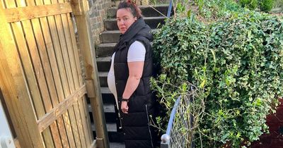 Fuming pregnant Edinburgh woman 'can't get pram in garden' as neighbours build fence