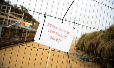 Fears for future of Norfolk seaside resort as erosion forces closure of beach