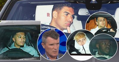 Man Utd stars pictured after Roy Keane told them "go into hiding" following Liverpool shame