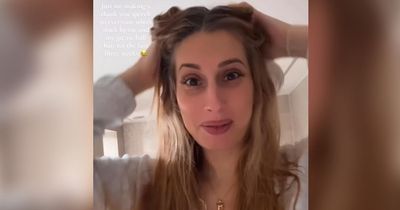 Stacey Solomon 'finally' washes hair after three weeks
