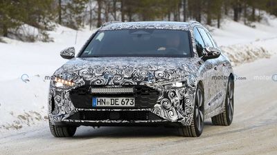 2024 Audi A4 Avant Spied Fighting Scandinavian Snow Ahead Of 2023 Debut