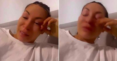 AJ Bunker breaks down in tears after losing fight to OnlyFans star Astrid Wett