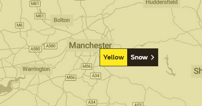 Met Office issues heavy snow weather warning for Greater Manchester and large parts of UK this week