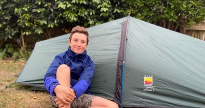 Boy, 13, who raised £700k by sleeping outside in a tent for three years is finally coming back inside