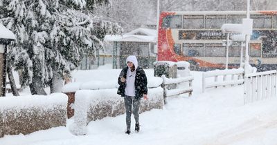 'Heavy snow' warning for Glasgow as yellow Met Office alert issued
