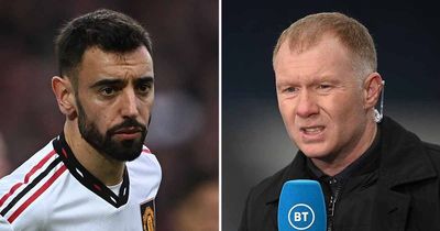 Paul Scholes goes against the grain with defence of Bruno Fernandes antics