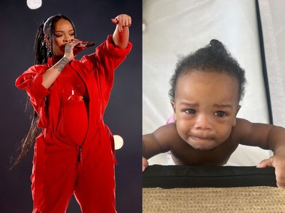 Rihanna shares her baby boy’s reaction to finding out he’s not going to the Oscars