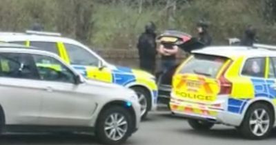 Armed police swoop on car as man arrested over fake gun and making 'threats to kill'