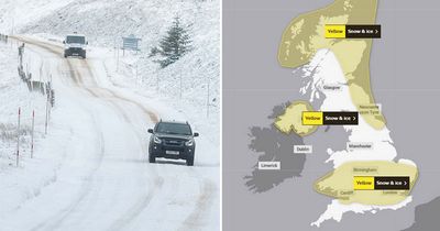 Snow MAPPED as UK faces 5-day weather alert - see when your home will be hit