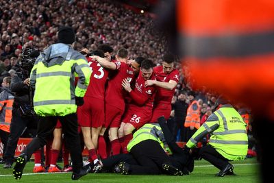 Liverpool to ban pitch invader who almost injured Andy Robertson