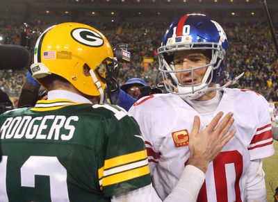 Giants greats Eli Manning, Shaun O’Hara offer advice to Aaron Rodgers