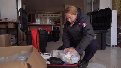 Turkey: One month after quake, French paramedics help residents in remote areas