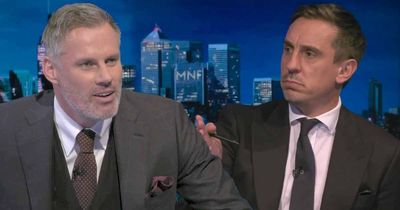 Gary Neville to miss Monday Night Football as Jamie Carragher says he's "cried off"