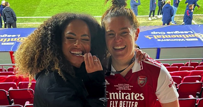 Amber Gill supports Glasgow footballer girlfriend Jen Beattie after Arsenal cup triumph