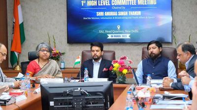 Sports minister Anurag Thakur chairs 1st high-level committee meeting for Paris Olympics