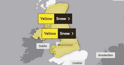 UK snow map shows when snow is set to fall in Merseyside as Met Office issues new warning