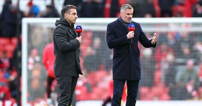 Gary Neville ‘cried off’ from MNF appearance as Jamie Carragher asks key Arsenal question