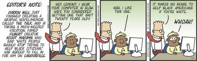 'Dilbert,' Scott Adams draw ire from fellow cartoonists