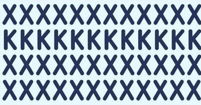 Tricky brain teaser challenges you to find 'odd' letter within 13 seconds