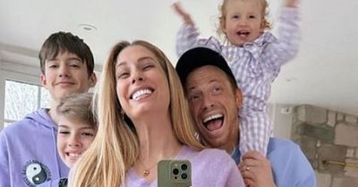 Stacey Solomon says her heart is 'bursting' as she explains why family are all wearing purple in joyous snap