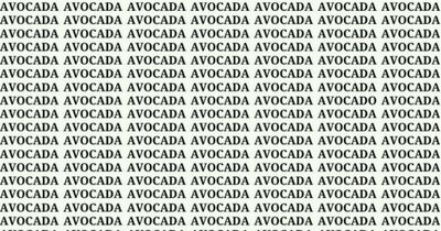 Only those with a super high IQ can spot the correctly spelled word in just five seconds