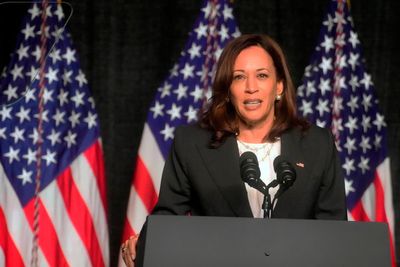 Kamala Harris takes part in climate change discussion in Denver