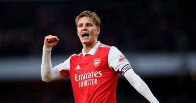 Martin Odegaard compared to Premier League legend after latest virtuoso Arsenal display