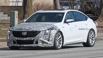 Redesigned Cadillac CT5-V Blackwing Spotted For First Time In New Spy Shots