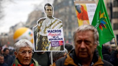 Massive protests against government pension reform plans paralyse France