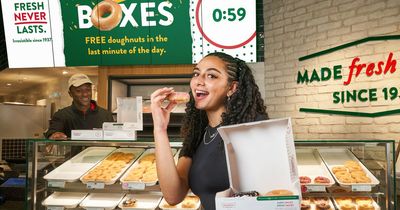 Krispy Kreme is giving away free box of doughnuts this week