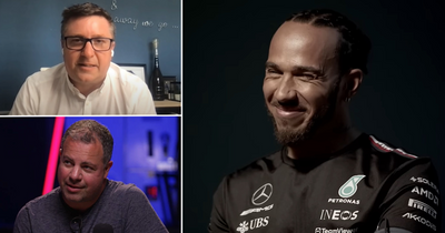 Lewis Hamilton giggles before brutally honest take on Sky's David Croft and Ted Kravitz